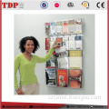 Wholesale Wall Mounted Clear Acrylic Leaflet Holder/Acrylic Brochure Holder